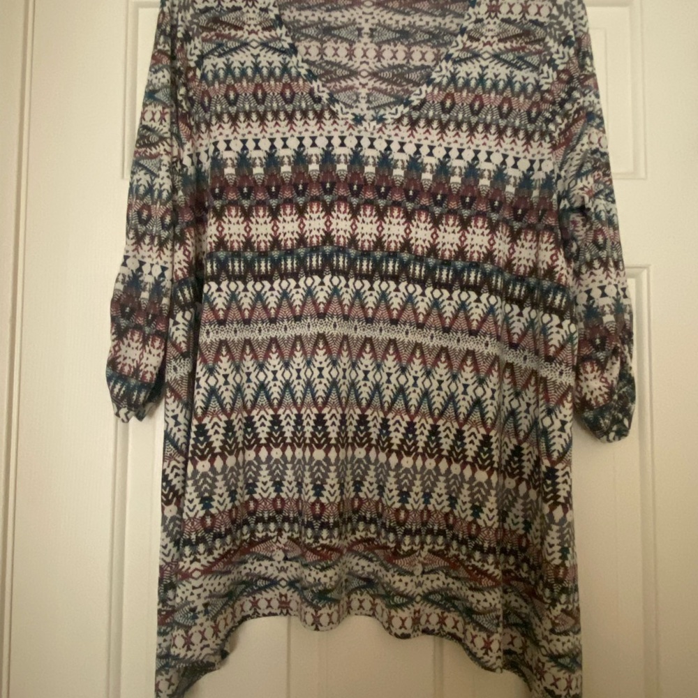 Karen Kane 2x multicolored top